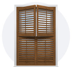 Tier on tier shutters