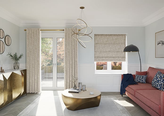curtains in living room