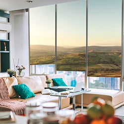 Yorkshire moors on a set of roller blinds