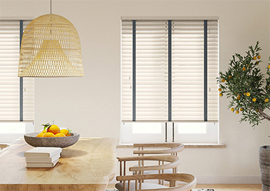 wooden blinds