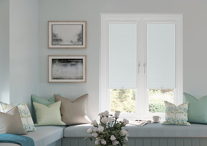 Umbra (Blackout), Ice Blue - Clip Fit Honeycomb Blind