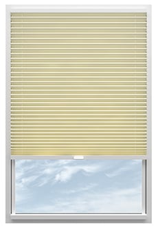 Solaris, Creme - Clip Fit Pleated Blind