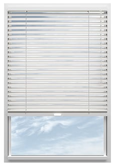 Purity, Brushed Silver - Clip Fit Venetian Blind