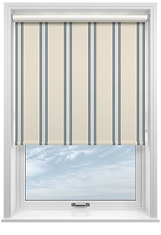 Adelaide, Winnies Stripe Raffs Blue - Roller Blind
