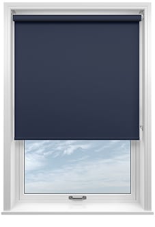 Florenza (Blackout), Midnight Blue - Roller Blind