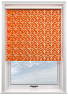 Orla Kiely Linear Stem, Persimmon - Roller Blind