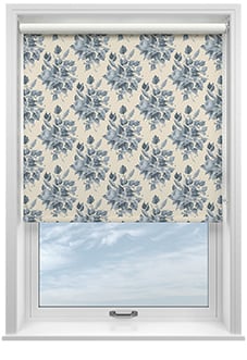 Pensford, Penn Bouquet Raffs Blue - Roller Blind