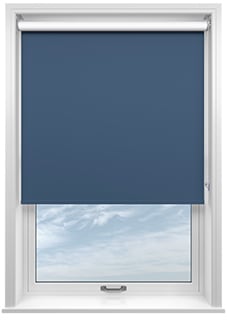 Rimini (Blackout), Blue - Roller Blind