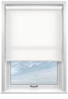 Roma, Peony White - Roller Blind