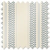 Trellis Prints, Noble Stripe Raffs Blue - Roller Blind