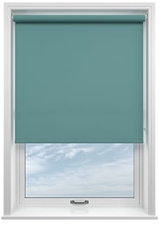 Trinity (Blackout), Panorama Blue - Roller Blind