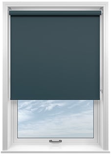 Trinity (Blackout), Teal - Roller Blind