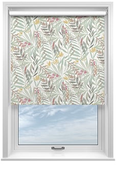Watercolour Jungle, Glow - Roller Blind