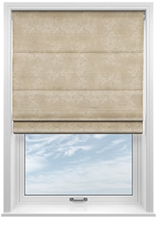 Florence Faux Suede, Mink Brown - Roman Blind