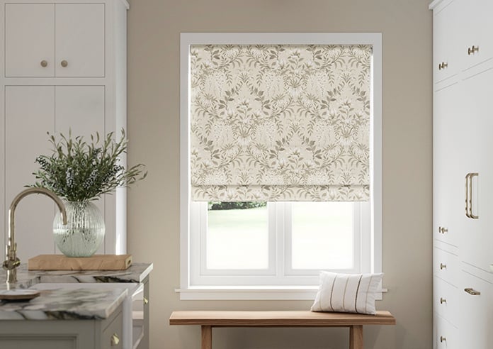 Laura Ashley Parterre, Natural - Roman Blind