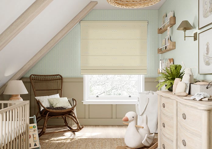 Puddle Down, Mummy Duck Shell - Roman Blind