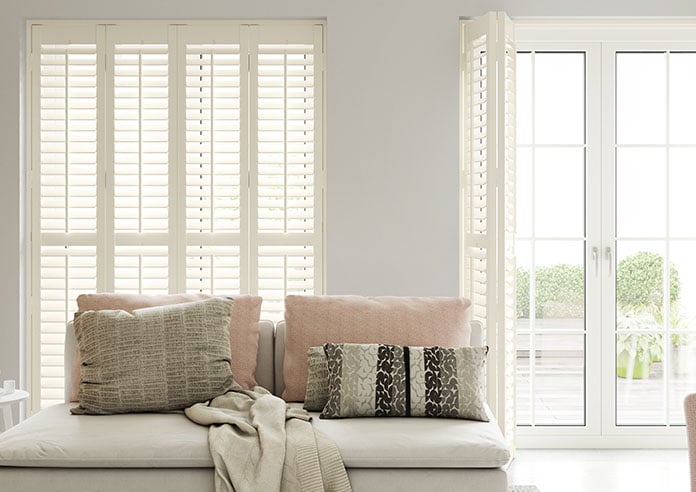 Bromley, Dairy Cream - Full Height Plantation Shutter