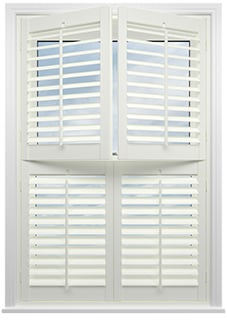 Bromley, Paper White - Tier on Tier Plantation Shutter