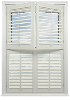 Kensington, Off White - Tier on Tier Plantation Shutter