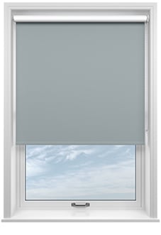 Lycia (FR Blackout), Angora Grey - Twist&Fit Roller Blind