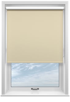 Rimini (Blackout), Ecru - Twist&Fit Roller Blind