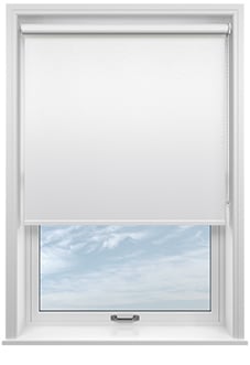 Shimmer (Blackout), Crystal White - Twist&Fit Roller Blind