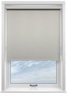 Shimmer (Blackout), Silver Birch - Twist&Fit Roller Blind
