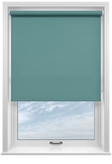 Trinity (Blackout), Panorama Blue - Twist&Fit Roller Blind