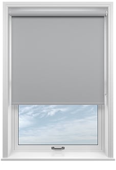 Trinity (Blackout), Silver - Twist&Fit Roller Blind