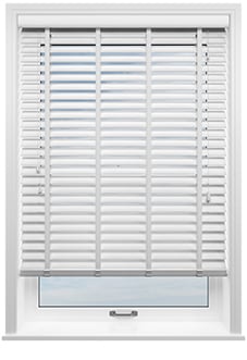 Ecowood Deluxe, Frost White Fine Grain - Venetian Blind