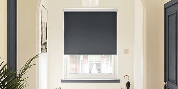 Verona (Blackout), Black - Twist&Fit Roller Blind