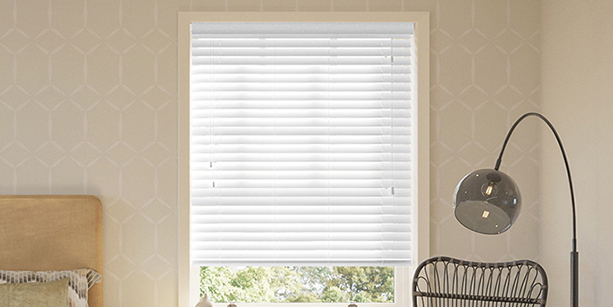 Ecowood, Emperor White Satin - Twist&Fit Venetian Blind