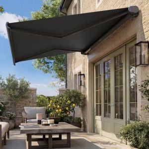 Solis Ultra Luxe, Light Grey - Electric Full Cassette Awning