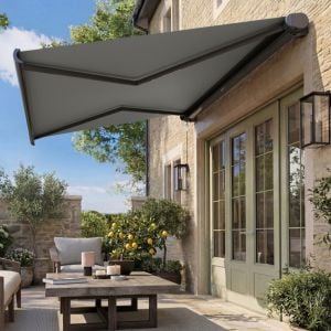 Solis Ultra Luxe, Dark Grey - Electric Full Cassette Awning