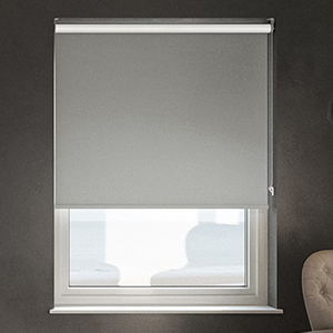 Verona (Blackout), Steel Grey - Roller Blind