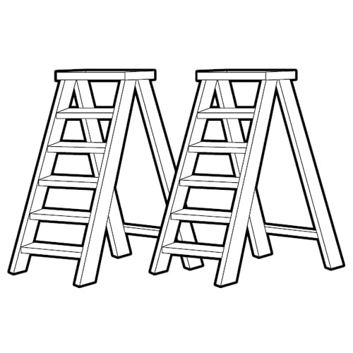 An image showing a x2 step ladders