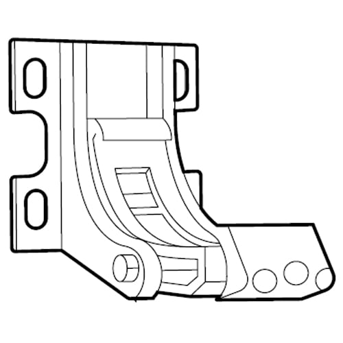 An image showing a full awning bracket
