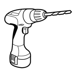 A drill icon