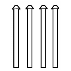 Shutter hinges pins icon