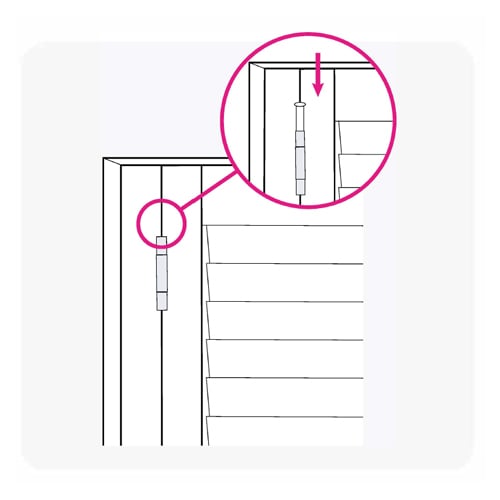 A graphic showing how to drill the hinges in for a shutter frame