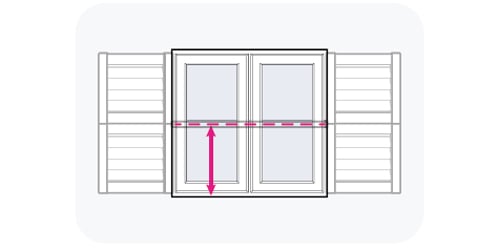 A graphic showing how to measure for the tier on tier T-bar or T-post