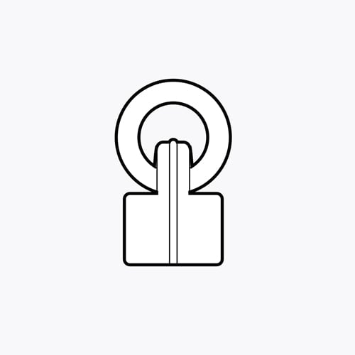 A cord clip icon for roman blind