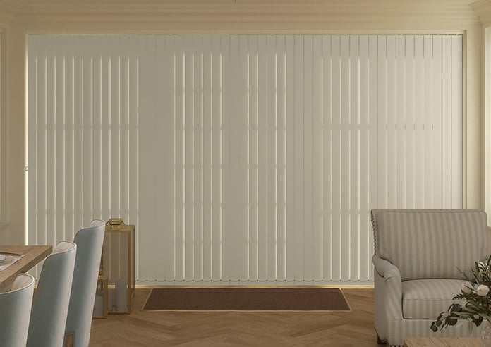 DALIX 82.5 White Vertical Blinds Replacement Slats Sliding Door Window (24 Pack DALIX 82.5 White Vertical Blinds Replacement Slats Sliding Door Window (24 Pack
